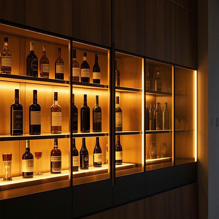 Vinum cabinet DUXUS Lumen color temperatus lectio et applicationem